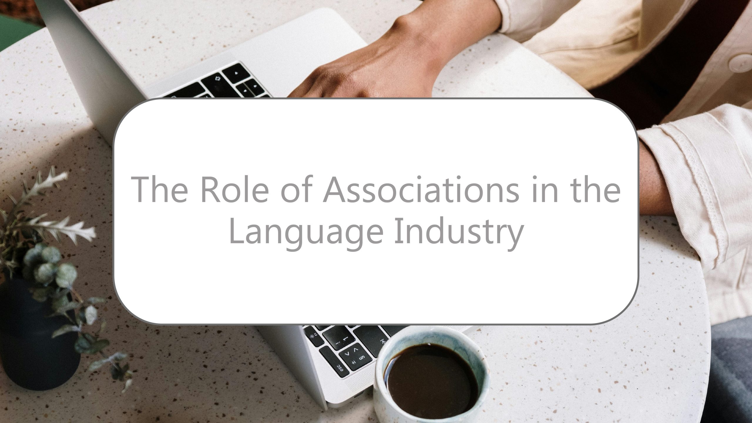 The Role of Associations in the Language Industry